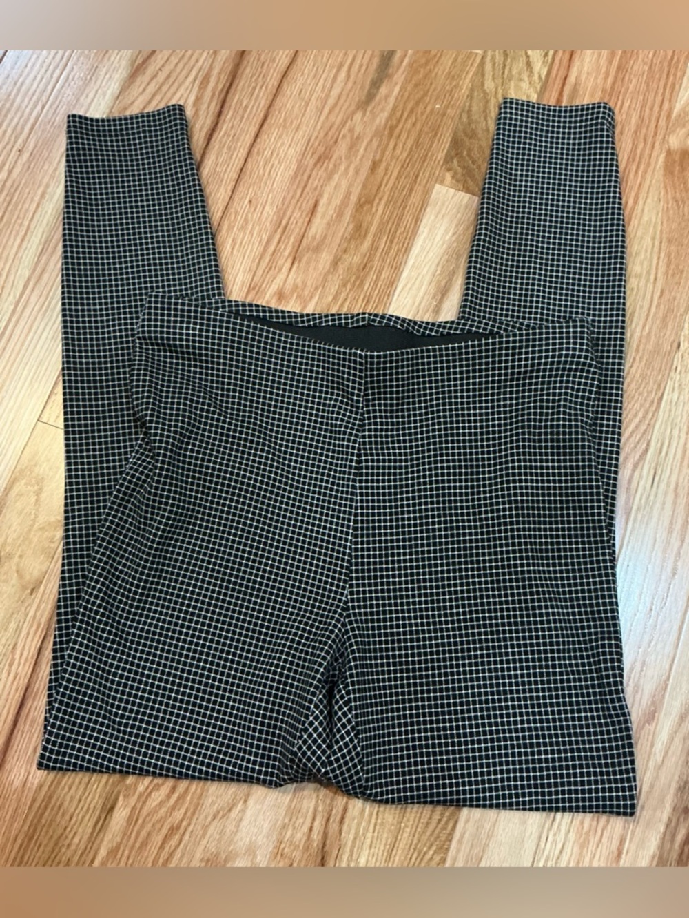 Jules & Leopold Black Grid Ponte Leggings